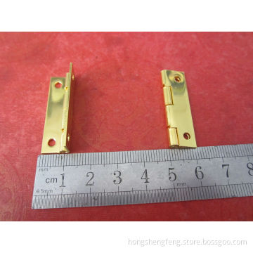 Manufacturer Supply Gold Color 90 Degree Wooden Box Metal Hinge